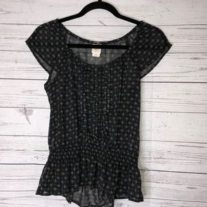 Mossimo brand sheer sleeveless top